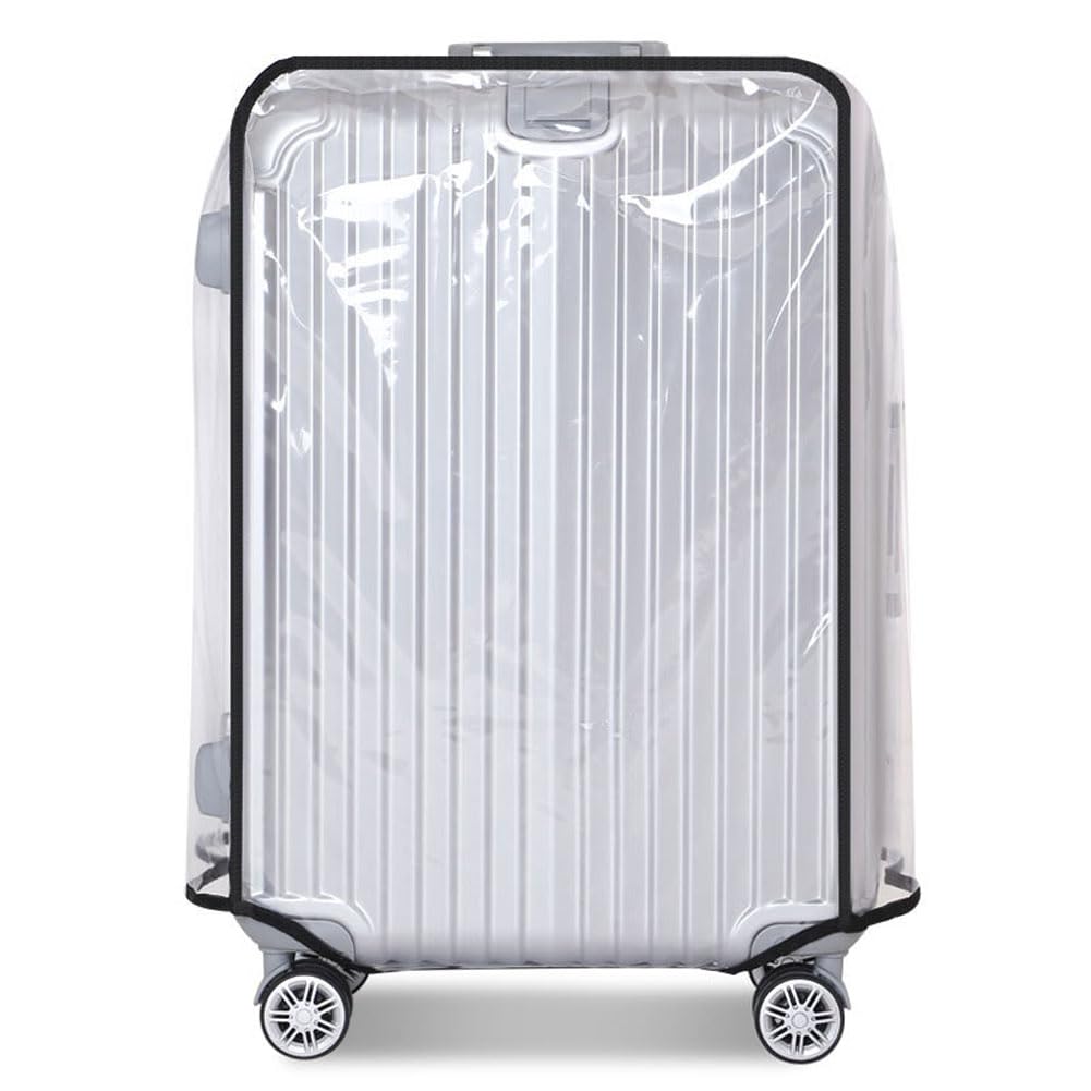 esowemsn 1PC PVC Luggage Protector 20inch Clear Suitcase Cover Protector Waterproof 20inch Transparent Travel Luggage Covers for Wheeled Suitcase Fits Most