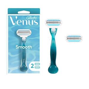 gillette venus smooth women's razor - 1 handle + 2 refills