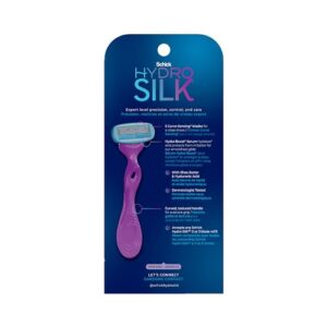 Schick Hydro Silk Razor for Women With 2 Moisturizing Blade Refills