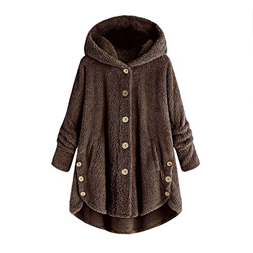 babysbule Oversized Fleece Sweatshirts For Women Button Down Long Sleeve Tunic Top Winter Warm Coats Blouse Hoodies Sales Tops Clearance Holiday Deals My Recent Orders Placed By Me Hot Tops Sales