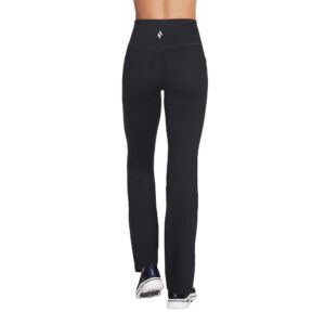 Skechers Women's Go Walk High Waisted Evolution Flare Pant, Bold Black, 3X-Large