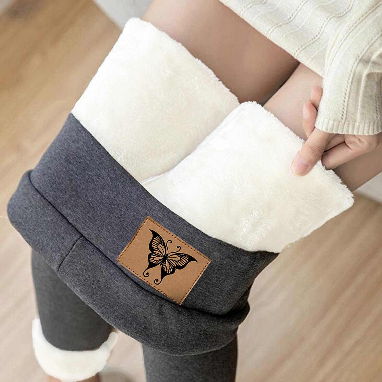 Fleece Leggings for Women 2023 Plush Velvet Thicken Warm Pant Fall Winter High Waistband Legging Returns and refunds My Recent Order