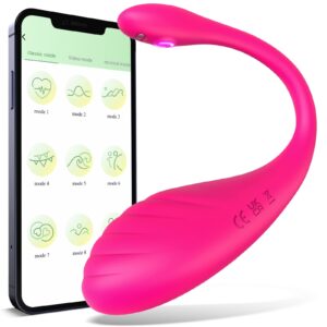 vibrating wearable g-spot egg vibrator, smart app remote control pantie vibe dildo anal sex toys with 10 vibration modes, waterproof prostate massager vagina stimulator for women redeeming love