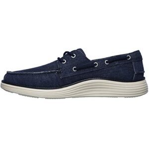 skechers mens status 2.0 - lorano oxford, navy, 10.5 us