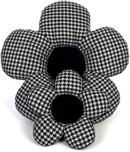 hguim car neck pillow, seat pillow houndstooth float neck pillow pillow four seasons gm decorative (black)