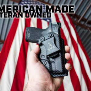 CYA Supply Co. Base IWB Concealed Carry Holster Veteran Owned Made in USA - Fits Smith & Wesson M&P 380 Shield EZ