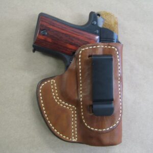 Azula IWB Molded Leather Concealed Carry Holster for Kimber Micro 9 9mm CCW TAN RH