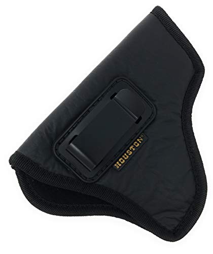 IWB Revolver Holster by Houston - ECO LEATHER Concealed Carry Soft - Suede Interior for Maximum Protection - FITS: Revolvers K, L, M & N Frames - Taurus Judge - 5 & 6 Shots - 2.5" to 3" Barrel (Right)