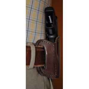 Brown Leather Gun Holster for Ruger SR22