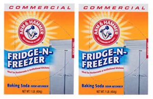 16 oz. fridge - n - freezer baking soda odor absorber, set of 2