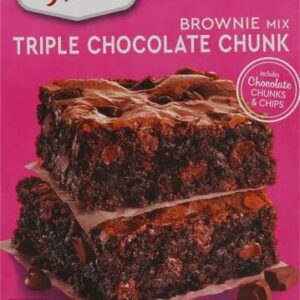 Duncan Hines Signature Triple Chocolate Chunk Brownie Mix, 18 OZ