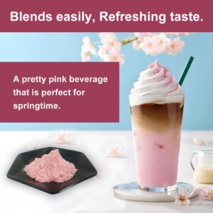 GRELIM Sakura Powder Premium Original Cherry Blossom Powder for Baking,Made in Kanagawa Perfect for Springtime Beverage, 4.23 Oz