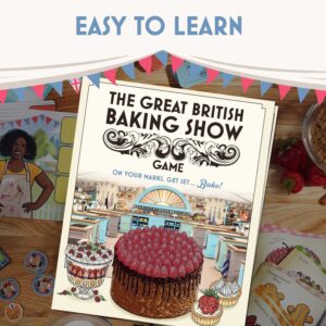 Ravensburger The Great British Baking Show Game - Fun and Fast-Paced Board Game | Perfect for Family and Friends | Great Gift for Gamers and Bakers | Suitable for Ages 10 and Up