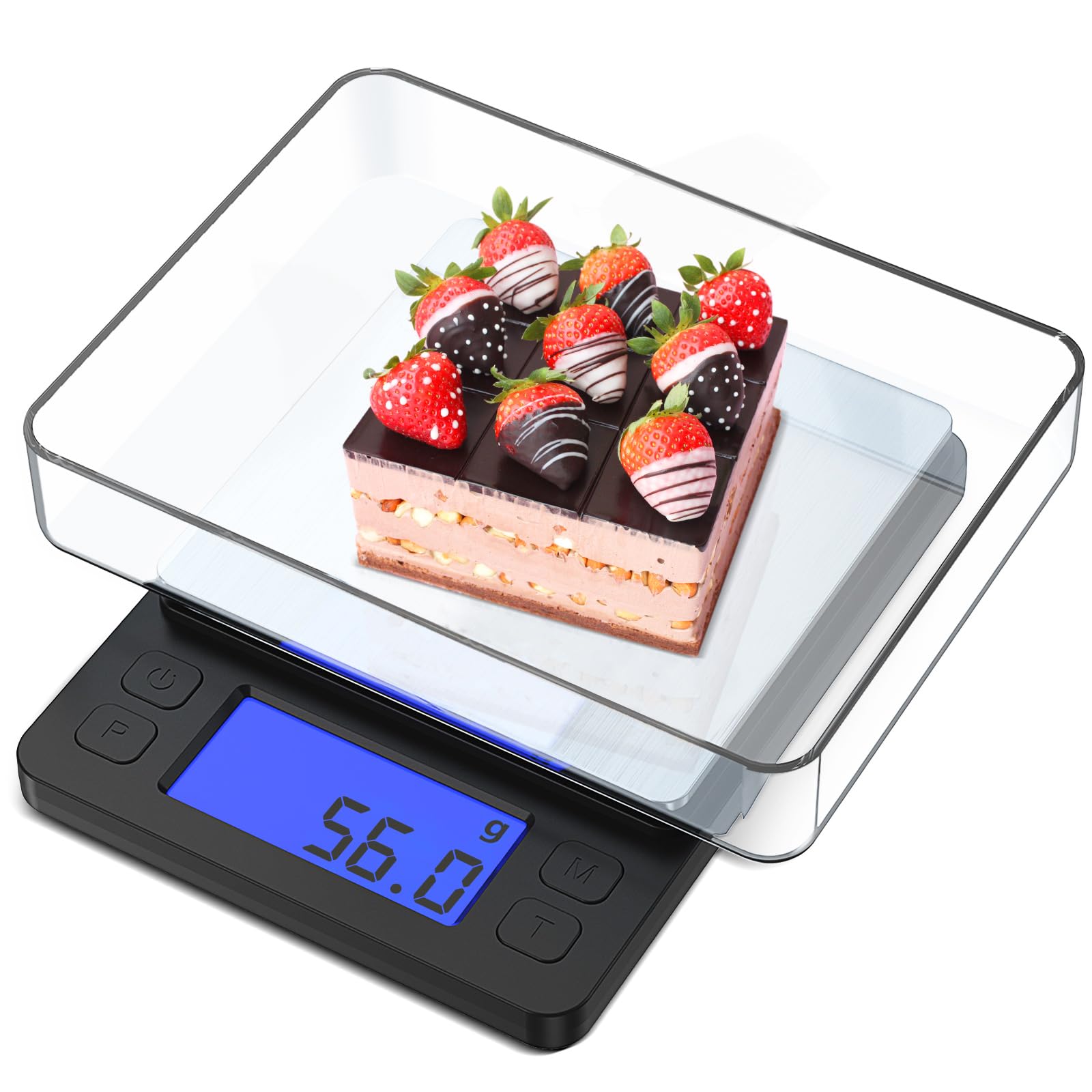 Food Kitchen Scale, Food Scales Digital Weight Grams and Oz, High ...