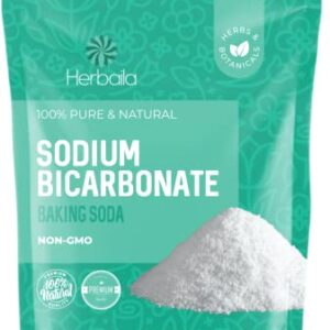 Sodium Bicarbonate 2lb, Baking Soda for Cleaning and Baking, Aluminum Free Baking Soda for Pool, Bicarbonate of Soda, Pure Baking Soda Powder, Bulk Baking Soda Food Grade, Sodium Bicarbonate Powder