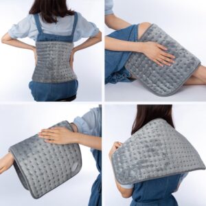 mastlend electric heating pad extra large size moist dry therapy auto shut off washable shoulder back pain cramp pad