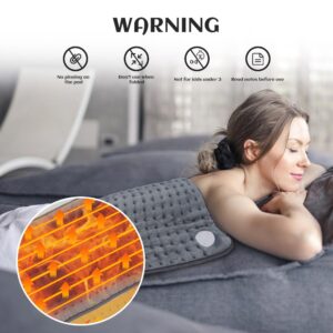 Mastlend Electric Heating Pad Extra Large Size Moist Dry Therapy Auto Shut Off Washable Shoulder Back Pain Cramp Pad