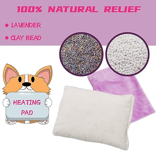 Pain Relief Heating Pack, Heating Pad Microwavable, Natural Hot Therapy for Muscle Pain, Joints, Cranps, Neck and Shoulders, Fill up The Heat Storage Clay Sphere