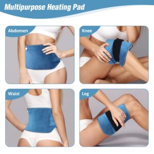 Hilph USB Heating Pad for Low Back and Stomach Pain Relief, Portable 5V 2A Car Travel Back Lumbar Heating Pad with Straps, Warm Therapy for Cramps, Sciatica Pain, Waist (Not Chargeable)