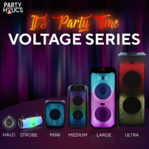 High Power Bass Portable Wireless Bluetooth Studio Dj Party Concert Speaker's - Colorful Liquid Motion Light Changing Rechargeable Waterproof Outdoor Loud Speaker (Ultra Dual 8'' Speaker w (1) Mic)