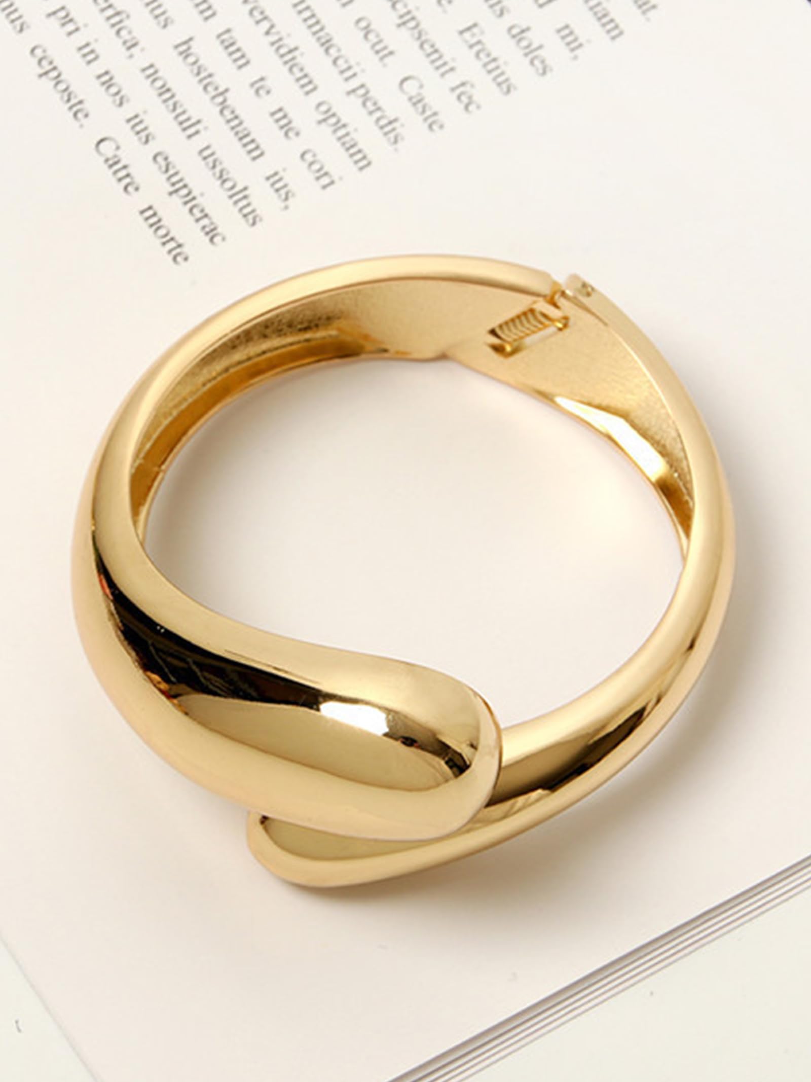 Long tiantian Gold Bracelets for Women Gold Cuff Bracelets for Women Chunky Bangle Bracelet Gold Jewelry for Women Pulseras para Mujer