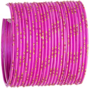 jd'z collection colorful 2 dozen bollywood costume matching jewelry plain metal bangle indian jewelry bangles sets for women & girls,traditional wedding bangle bracelets for women (light pink, 2.8)