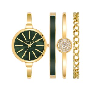 Anne Klein Women's Bangle Watch and Bracelet Set