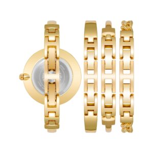 Anne Klein Women's Bangle Watch and Bracelet Set