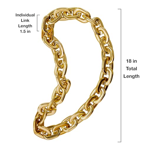 Forum Novelties Jumbo Gold Chain Costume Accessory