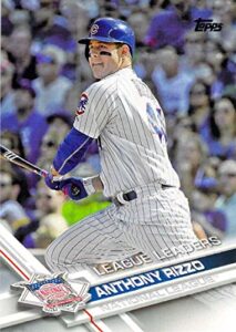 2017 topps #204 anthony rizzo ll cubs baseball