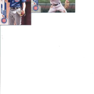 2020 Topps Complete (Series 1 & 2) Chicago Cubs Team Set of 24 Cards: Kyle Hendricks(#26), Albert Almora(#37), Anthony Rizzo(#51), Nico Hoerner(#70), Danny Hultzen(#103), Kyle Schwarber(#119), Jose Quintana(#139), Craig Kimbrel(#177), Robel Garcia(#283),