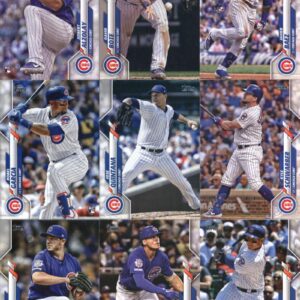 2020 Topps Complete (Series 1 & 2) Chicago Cubs Team Set of 24 Cards: Kyle Hendricks(#26), Albert Almora(#37), Anthony Rizzo(#51), Nico Hoerner(#70), Danny Hultzen(#103), Kyle Schwarber(#119), Jose Quintana(#139), Craig Kimbrel(#177), Robel Garcia(#283),