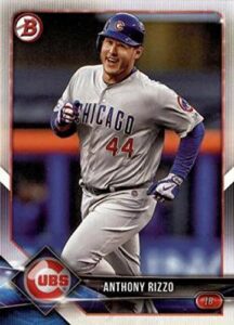 baseball mlb 2018 bowman #33 anthony rizzo nm near mint cubs