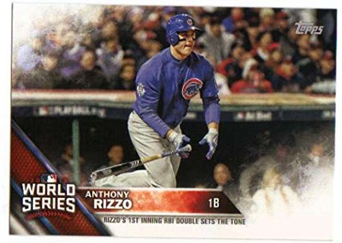 2016 Topps Chicago Cubs World Series Champions Box Set #WS-2 Anthony Rizzo Cubs MLB Baseball Card NM-MT