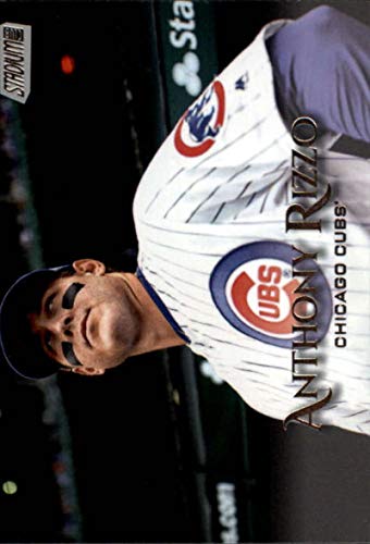 2019 Topps Stadium Club #100 Anthony Rizzo Chicago Cubs MLB Baseball Trading Card