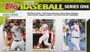 2020 topps series one mlb baseball complete hand collated nm set 1-350 includeds rookie cards of yordan alvarez, kyle lewis, bo bichette nico hoerner and gavin lux. this set also includes star players like mike trout, aaron judge, anthony rendon, nolan ar