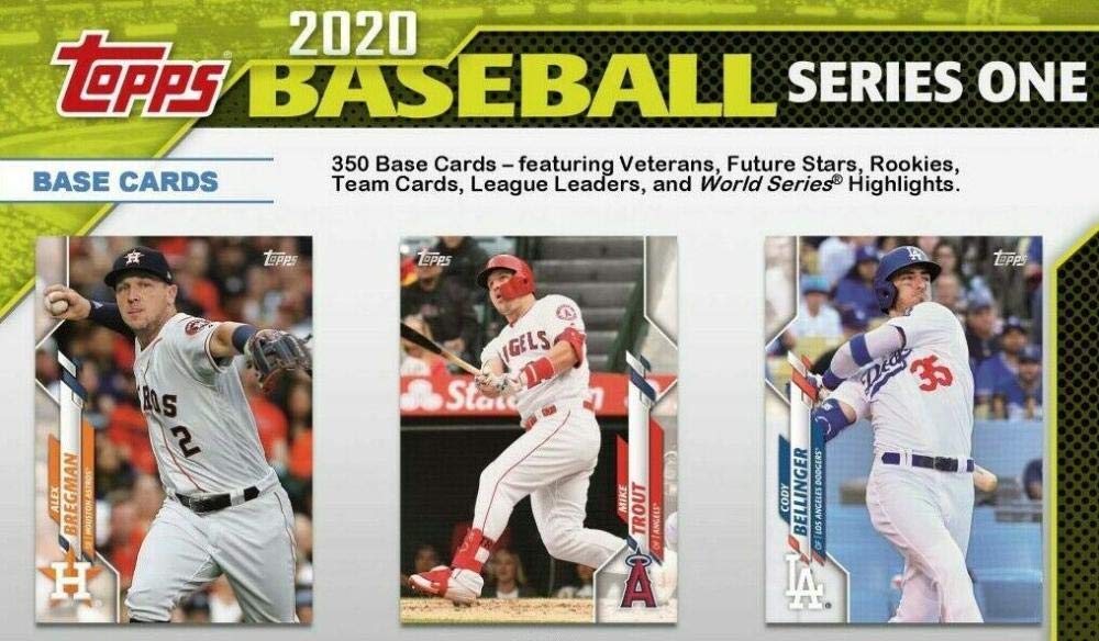 2020 Topps Series One MLB Baseball Complete Hand Collated NM Set 1-350 Includeds Rookie Cards of Yordan Alvarez, Kyle Lewis, Bo Bichette Nico Hoerner and Gavin Lux. This set also includes star players like Mike Trout, Aaron Judge, Anthony Rendon, Nolan Ar