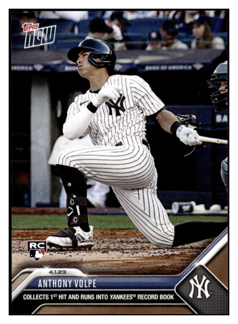 ANTHONY VOLPE RC 2023 Topps NOW #22 ROOKIE NY Yankees NM+-MT+ MLB Baseball PR:14094