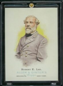 2006 topps allen & ginter #343 robert e. lee historic figures baseball card