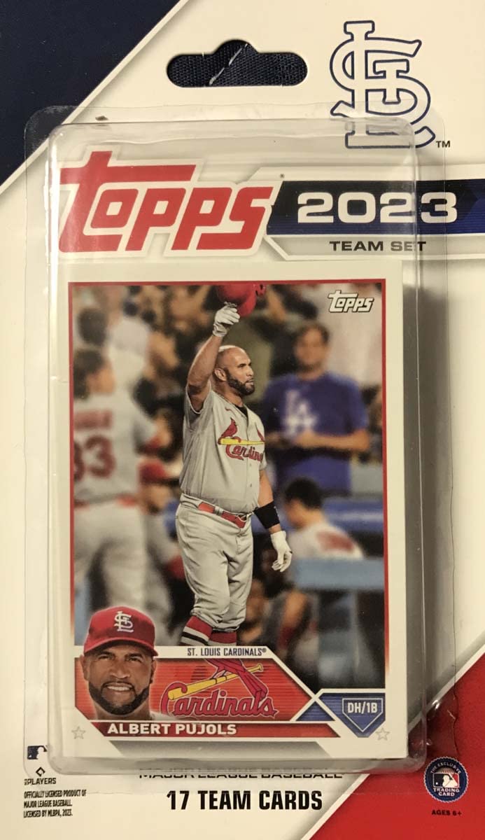 St. Louis Cardinals Topps Factory Sealed Team Set GIFT LOT Including the 2023 and 2022 Limited Edition 17 Card Sets for 34 EXCLUSIVE Cardinals Cards