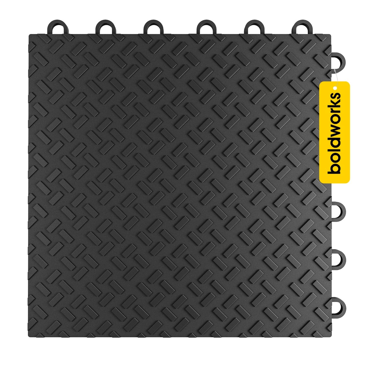 Garage Floor Tiles Pack of 48 Interlocking Garage Flooring Tiles Oil and Stain Resistant Antislip 12x12 Inch Modular Garage Tiles with 40000 lbs Load Capacity for Garage Floor System and Shed Flooring