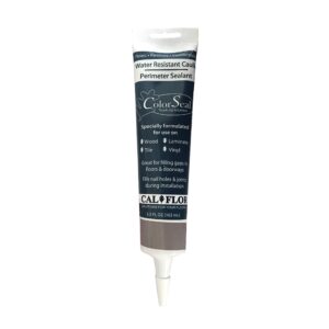 CalFlor CA49601CF, Gray ColorSeal Flexible Sealant for use on Wood, Laminate, Tile, Stone, Vinyl and Any Hard Surface, 5.5 oz, 5 Fl Oz