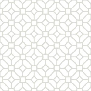 floorpops fp2946 lattice peel stick floor tiles, white & off-white