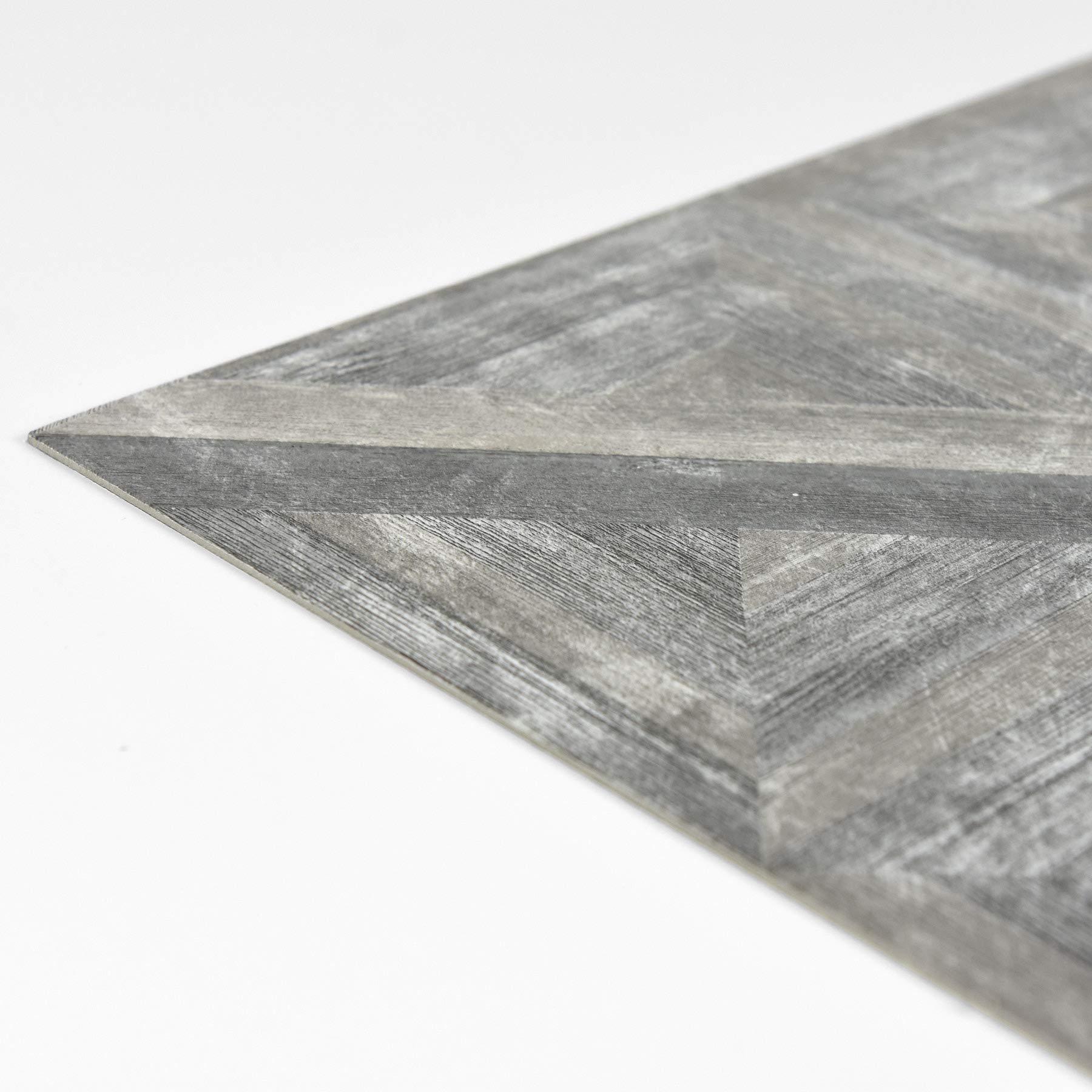 FloorPops FP3295 Townhouse Peel & Stick Floor Tiles, Grey