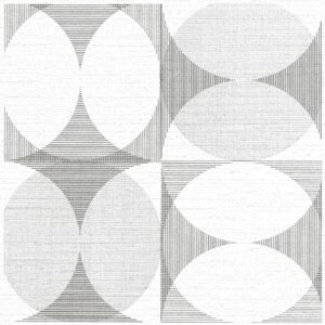 floorpops 12-in by 12-in grey norma vinyl peel & stick floor tiles (10 tiles), (10 sq.ft./carton)