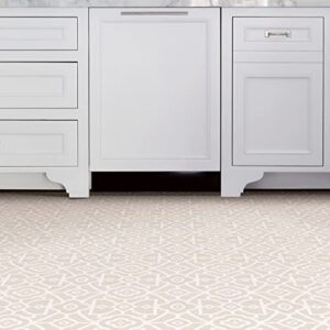 FloorPops Parthanon Peel & Stick Floor Tiles, Neutral