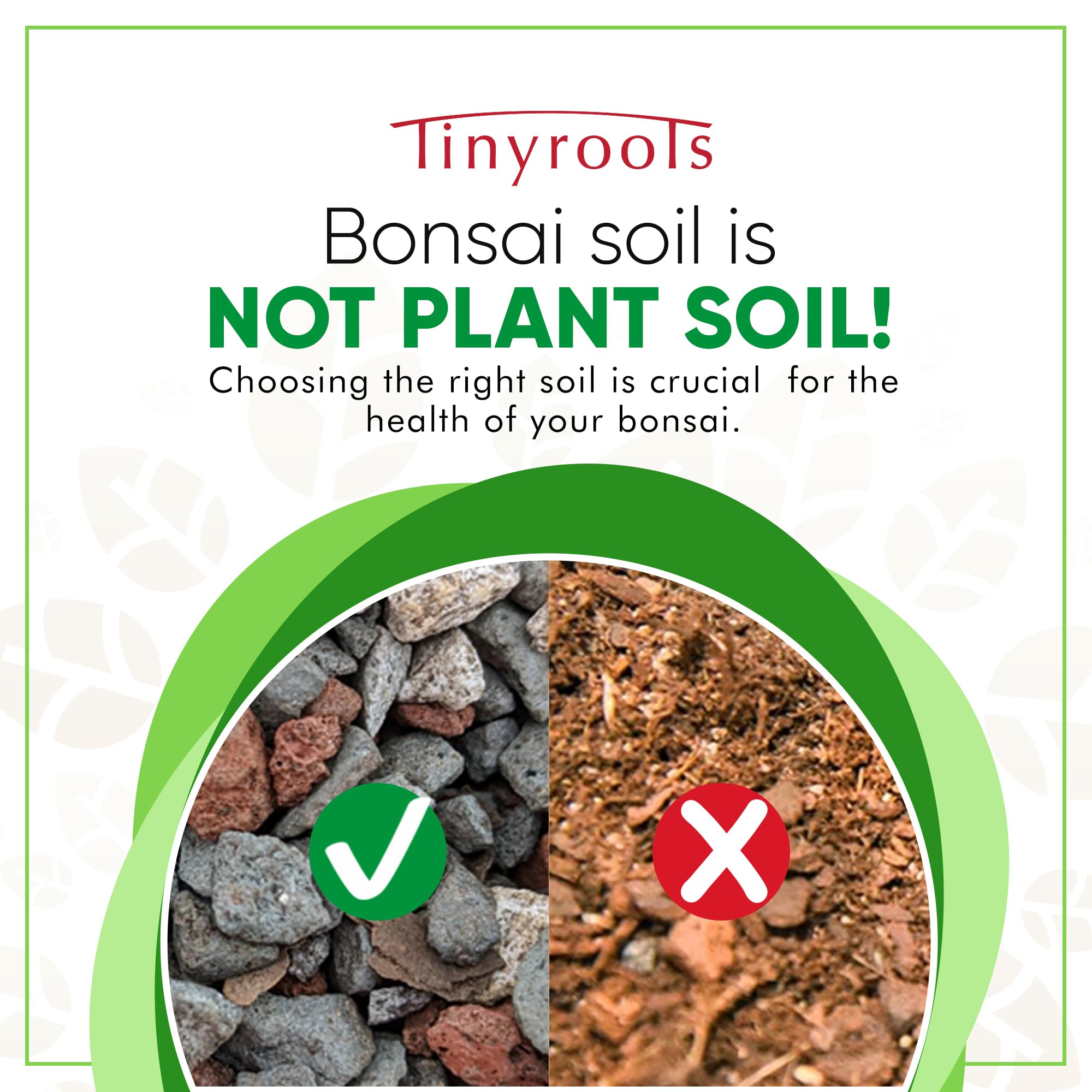 Bonsai Outlet Bonsai Soil Mix - Tinyroots All Purpose Bonsai Soil Mix Ready to Use Blend, Used for All Varieties of Bonsai Trees, 2.5 Gallons