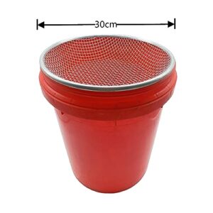 Soil Sieve for Garen -12 inches Soil Sifter for Rocks Compost Suitable for 5 Gallon Drums