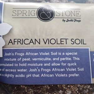 Sprig & Stone African Violet and Gesneriad Soil (1 Quart)