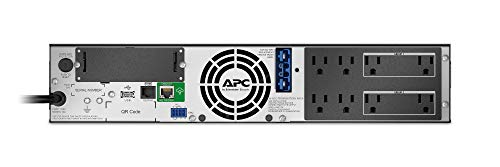 APC Network UPS, 1000VA Smart-UPS Sine Wave UPS with Extended Run Option, SMX1000C, Tower/2U Rackmount Convertible, Line-Interactive, 120V